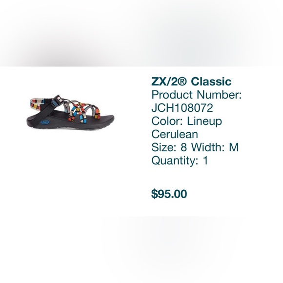 Chaco ZX/2 Classic
Product #: JCH108072
Color: Lineup Cerulean
Size: 8 Width: M - Picture 1 of 2